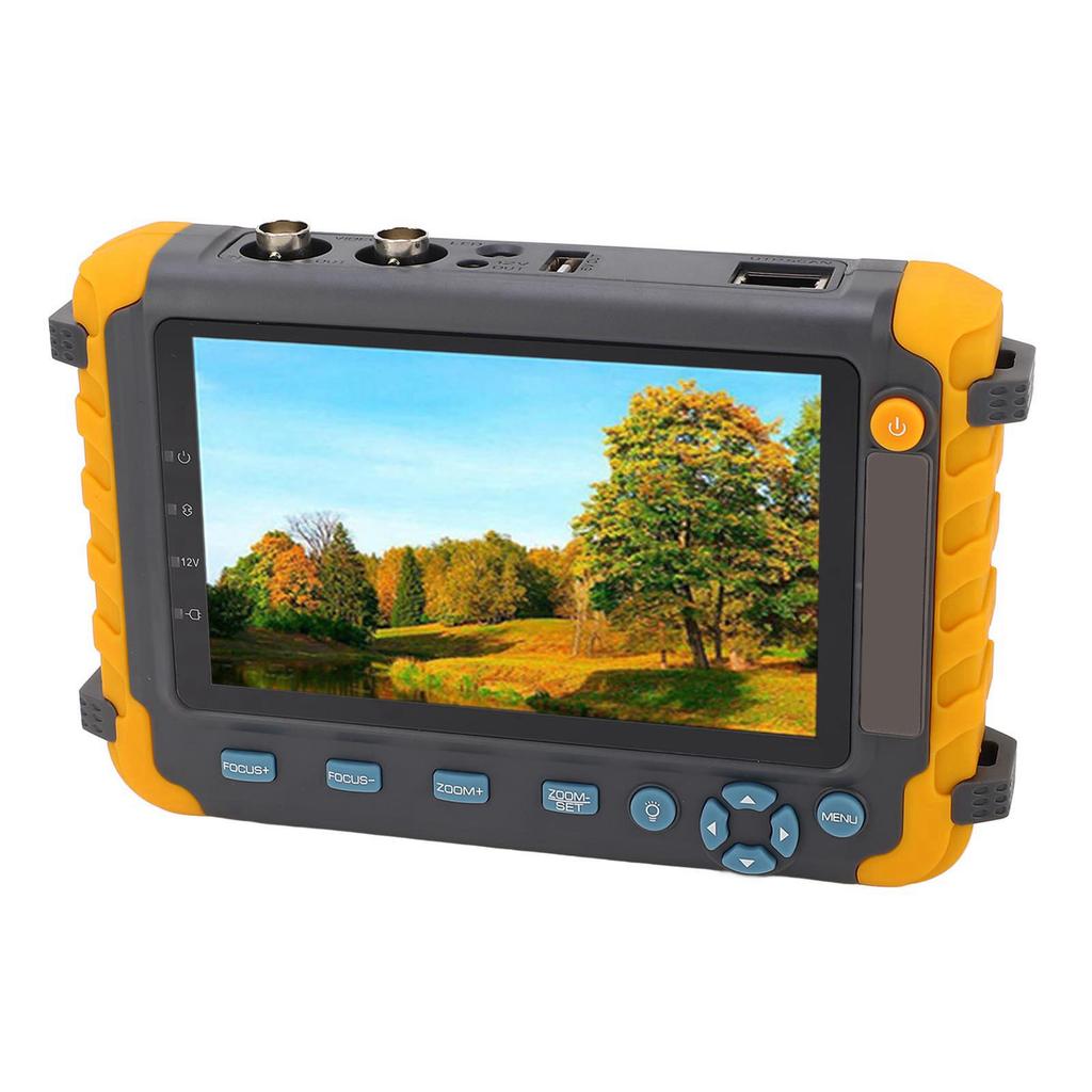 CCTV Camera Tester 8MP 5 Inch Screen VGA HD Multimedia Interface Input Coaxial AHD TVI CVI Camera
