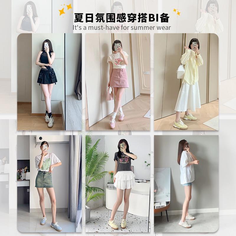 Premium Cowhide Edition~ Ballet Women's New Autumn Breathable Leisure Sports Versatile Little White Shoes