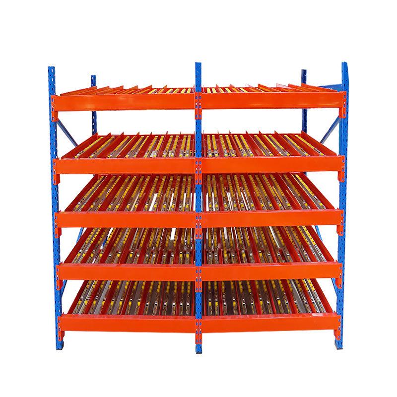 Guangdong Flow Rack Cart & Sliding Storage Lean Pipe Rack Manufacturer Orange*Customization Deposit