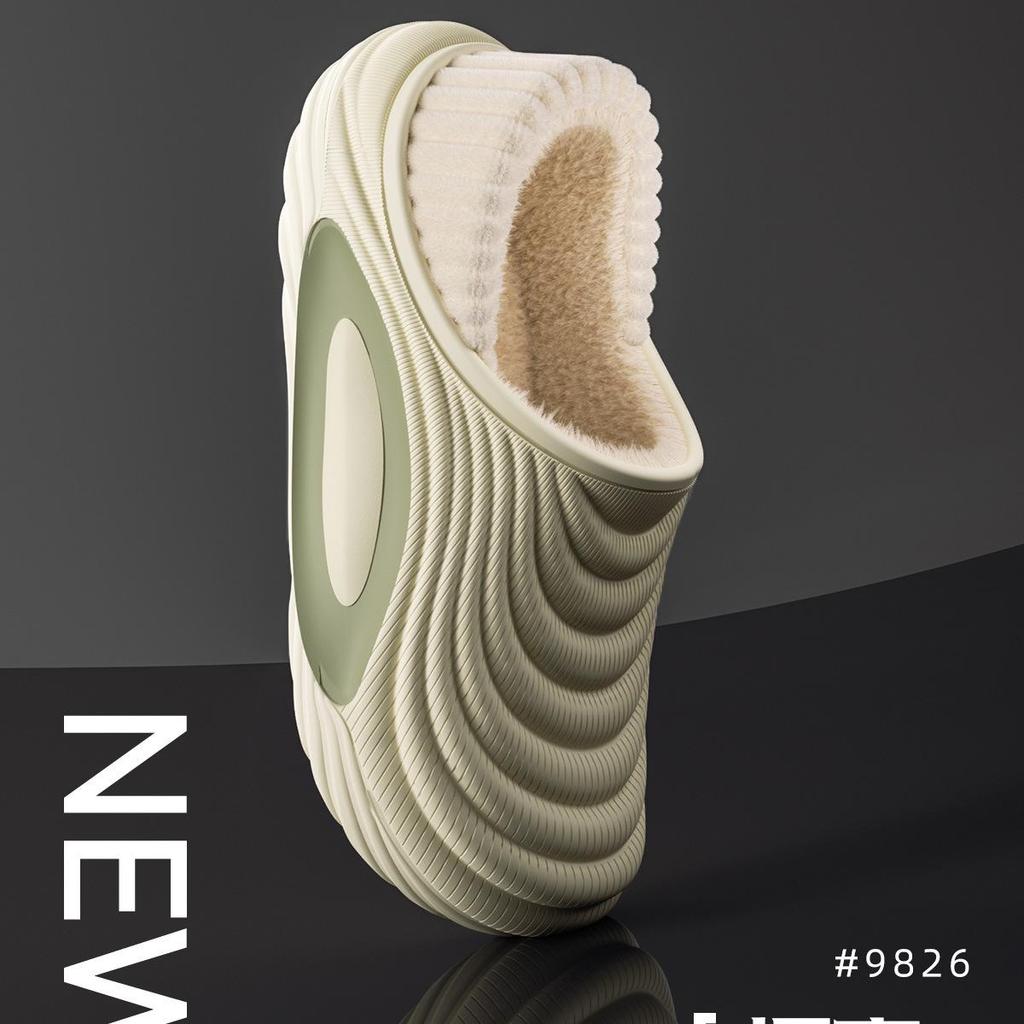 Jieleya Unisex Waterproof Non-slip Plush Slippers: Thick, Warm, and Outdoor/Indoor Use