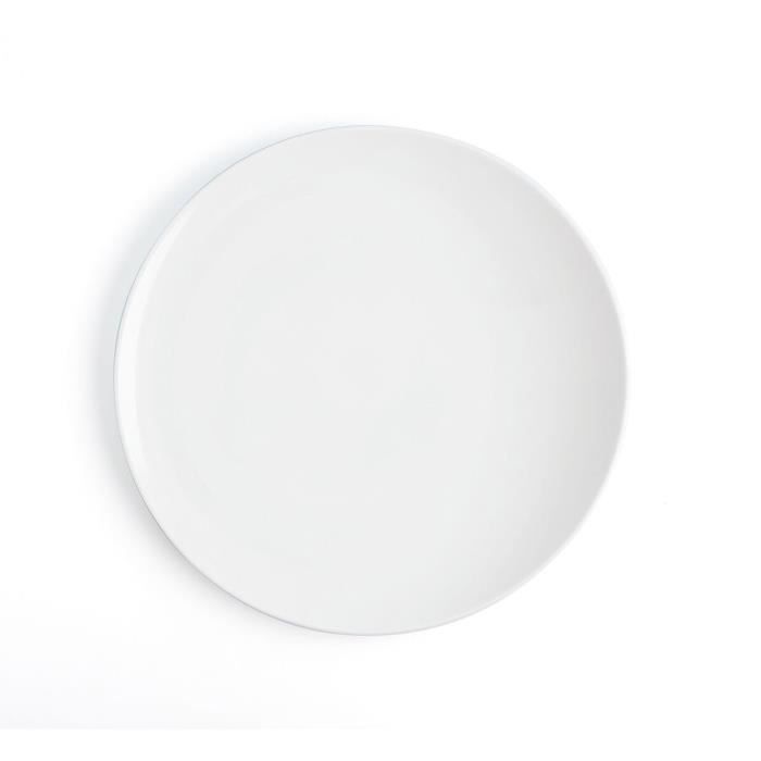 Assiette plate Ariane Coupe Aile Haute Céramique Blanc (Ø 31 cm) (6 Unités)