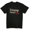 TRUMP VANCE 2024 Shirt Präsidentschaftswahl T-Shirt Trump 2024 Shirt MAGA SCHWARZ