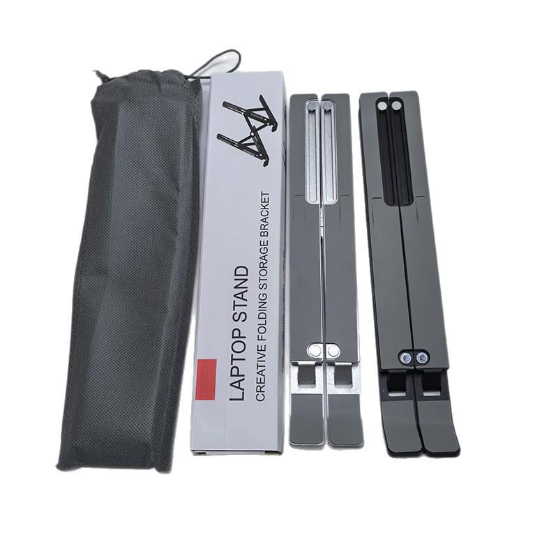 Universal Foldable Laptop and Tablet Stand with Adjustable Height and Heat Dissipation