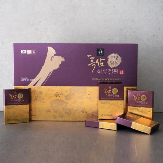 Korean Black Honey, Ginseng Root, Sliced, 20g X 10 Pack - Ginseng Cut