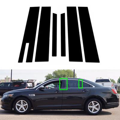 Car Pillar Posts Door Window Decoration Stickers Trims Cover Decal for Ford Taurus Keyless 2010-2019 Auto Styling