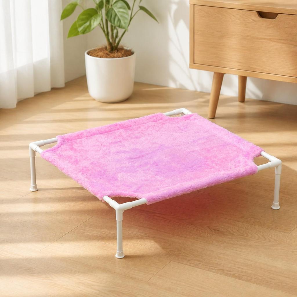 Raised Pet Bed with Removable Soft Cover Long-Lasting for Cats