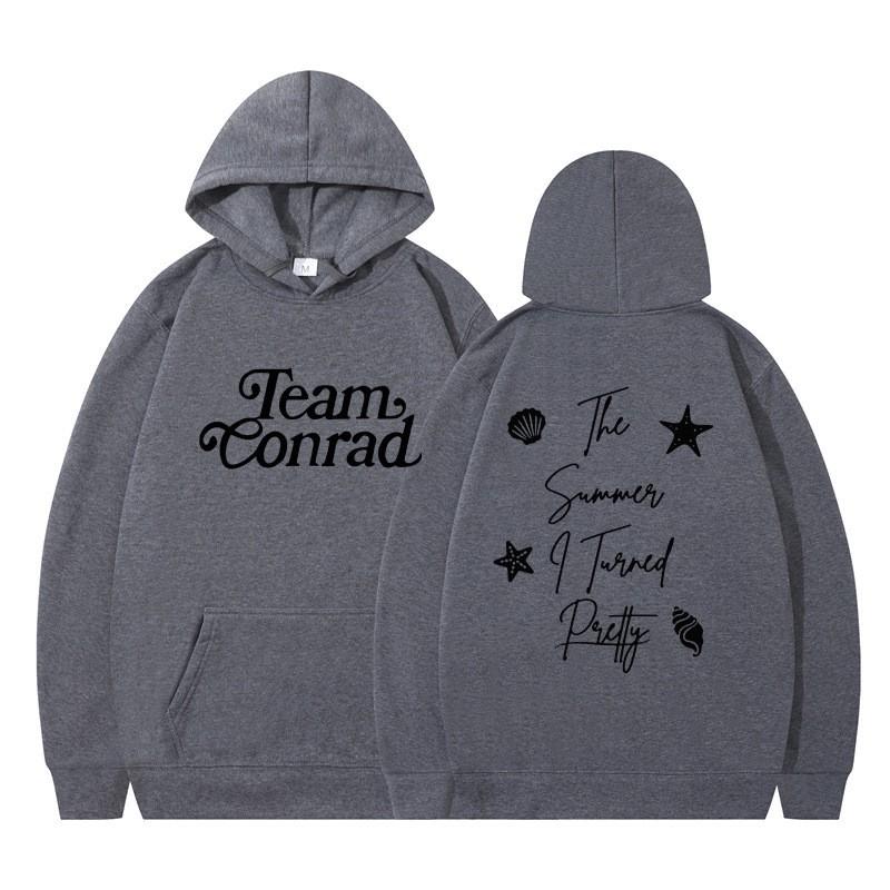 Oversized Hooded Sweatshirt With Graphic Print Teens Unisex Loose Fit Winter Streetwear