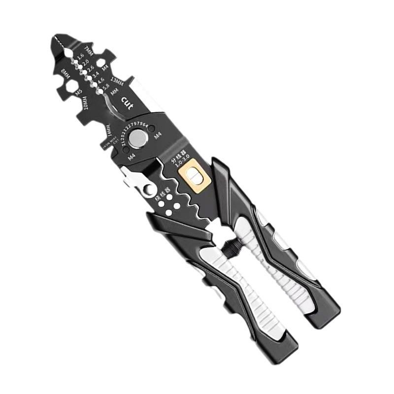 Insulated Multifunctional Electrician Wire Stripping and Cutting Pliers Scissors