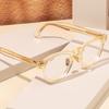 RECLOW RECLOW LAND TEMPLE NO.3 BEIGE Acetate Blue-Glow VER Glasses