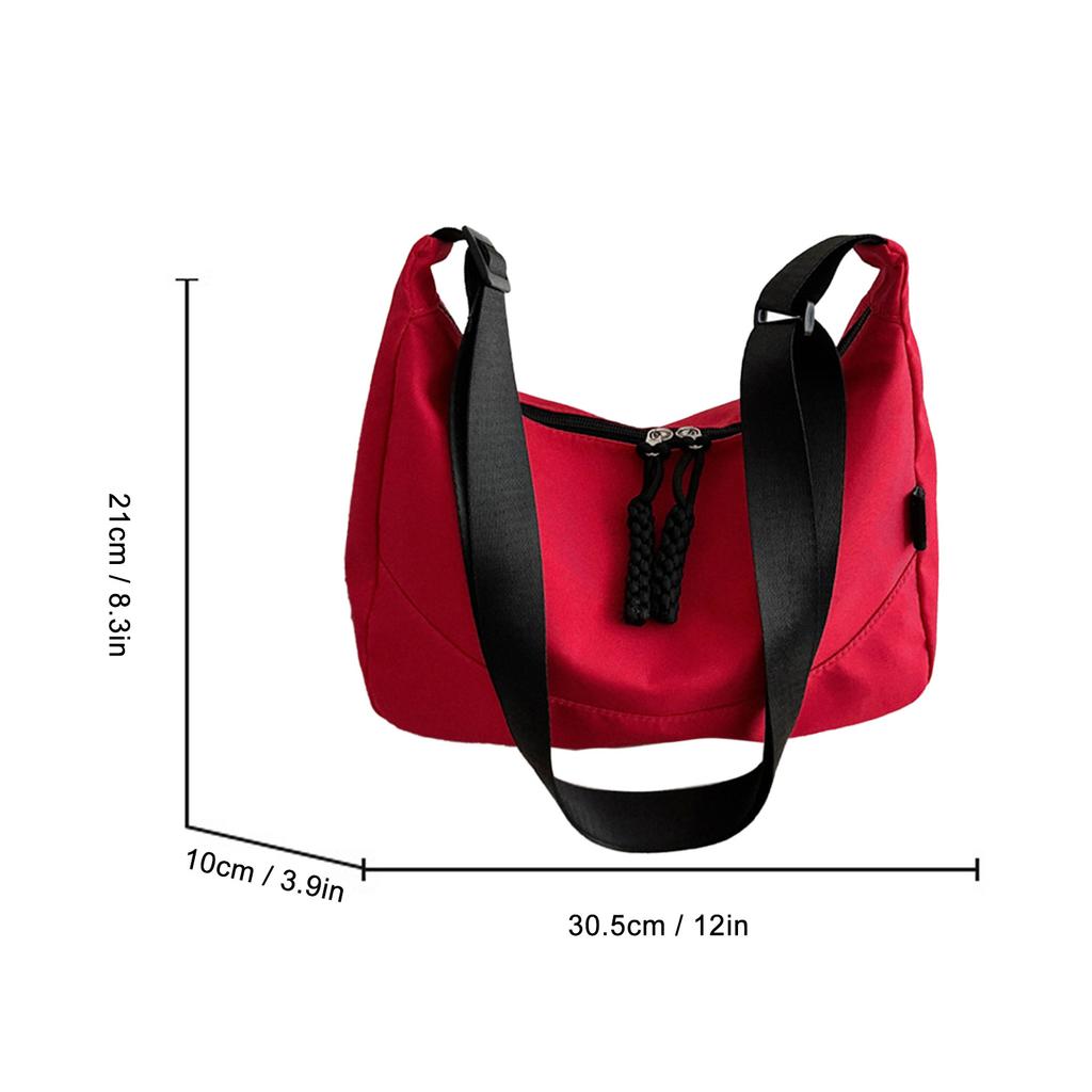 Messenger Bag Polyester Fashionable Multifunctional Women Shoulder Purse for Work