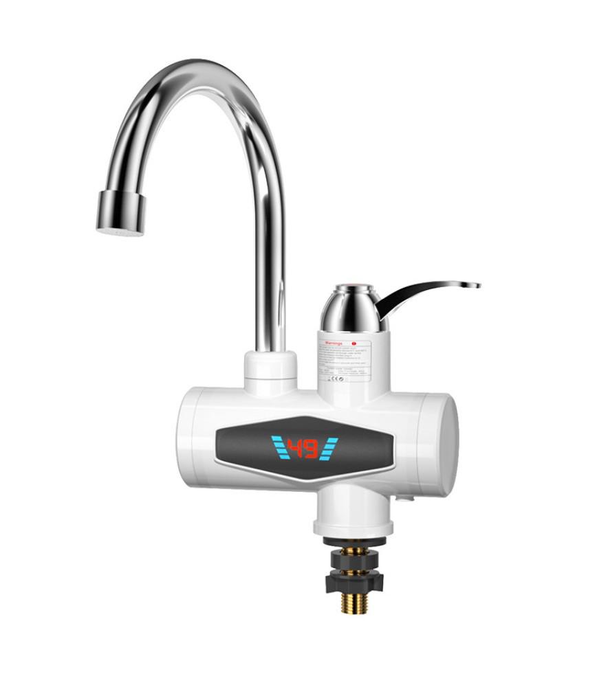 Natychmiastowy Elektryczny Kran Bojler z Cyfrowym Wyświetlaczem do Pryszniców Gorącej i Zimnej Wody