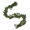 Ghirlanda di Pino di Norfolk Tocco Reale 1,9 m Ghirlanda Verde Artificiale di Aghi di Pino Finti per Decorazioni Natalizie