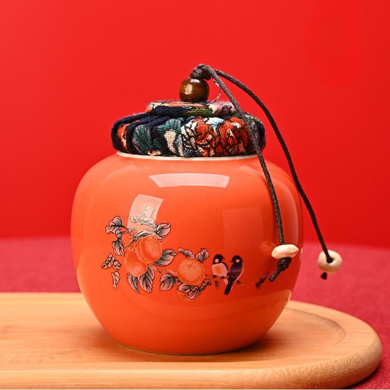 Creative Ceramic Portable Travel Tea Set, Father's Day Gift, Dad's Gift for Elderly Chinese Tea Set