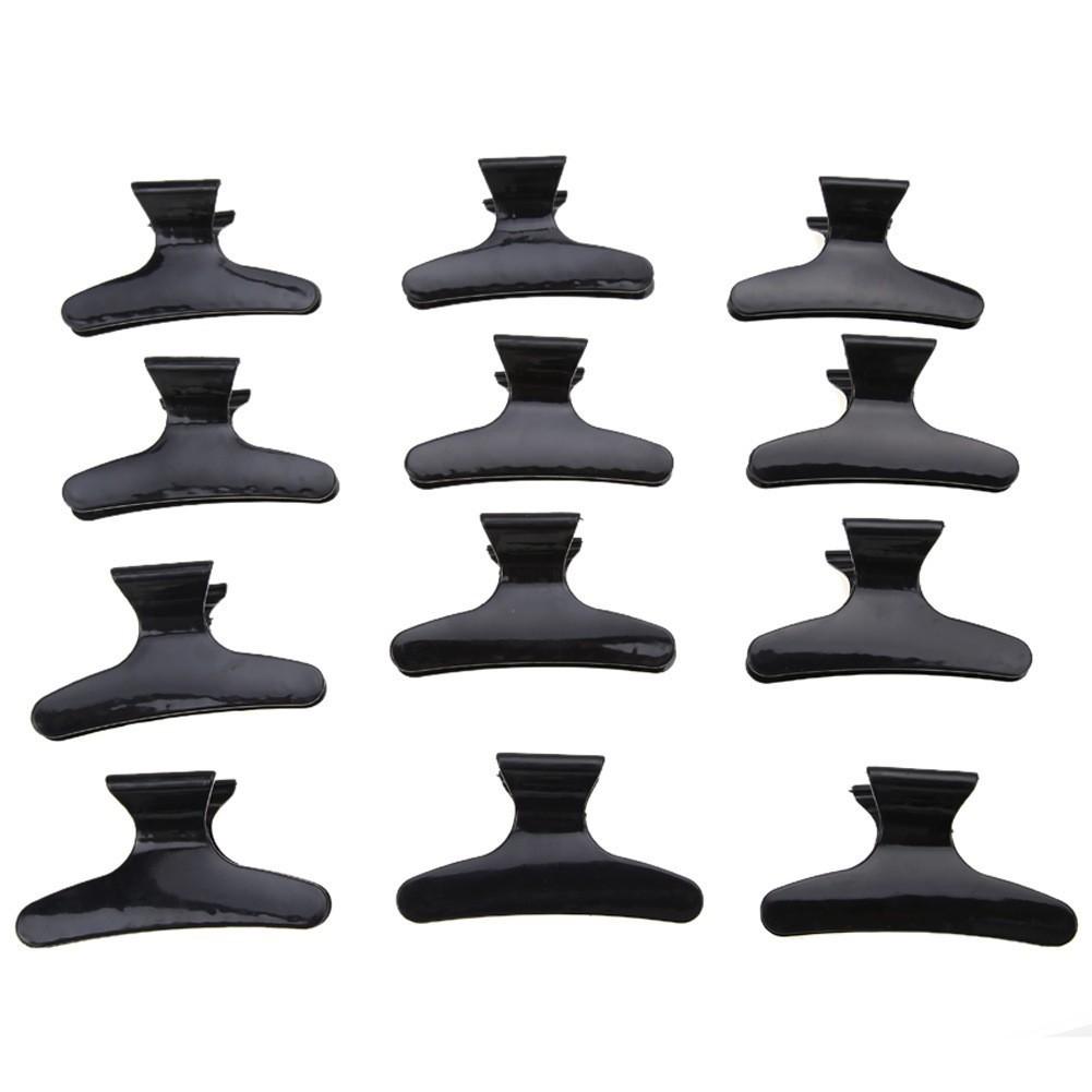 12pcs Hair Styling Tool Grab Clip Small Butterfly Clip Hair Styling Duck Bill Clip Hair Positioning Partition Clip