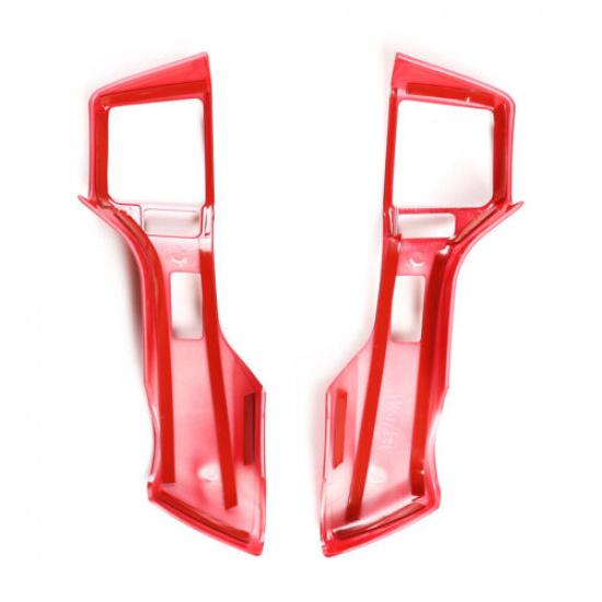ABS Red Steering Wheel Part Cover Trim Accessories For Toyot-a Tundra 2014-