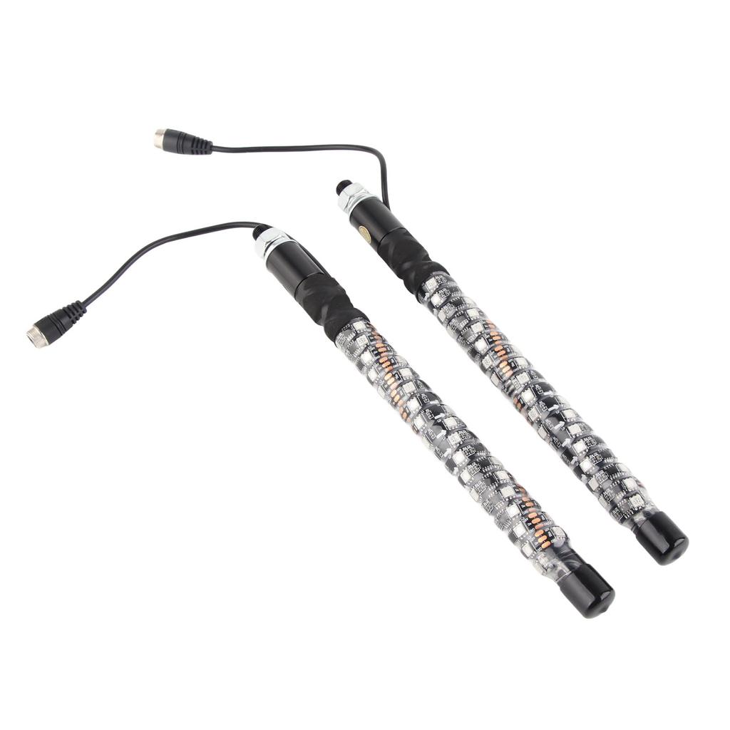 1ft LED Peitschenlichter 12V 20 Farben IP67 Wasserdicht Überlastschutz Fernbedienung Fahnenmast Antennenpeitschen Lampe