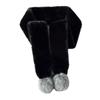Soft Plush Pom Pom Scarf Faux Fur Neck Warmer New Faux Fur Scarf  Winter Outfits