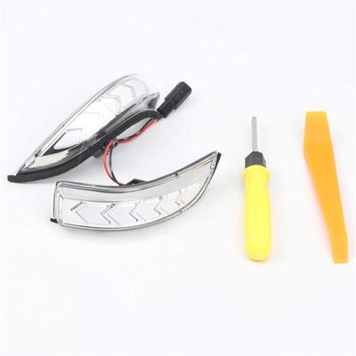 DC12V Smoked Amber Front Side Mirror Lamps Signal Lights For 13-18 Toyota Avalon