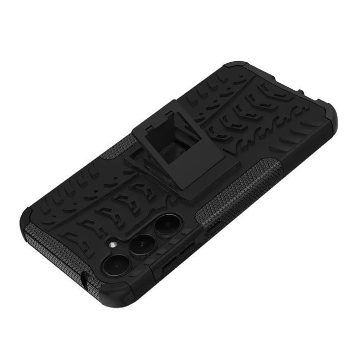 Coque Antichocs - Samsung Galaxy A36 (5G) - Noir - Protection optimale - Support intégré