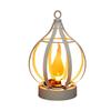 Atmosphere Metal Solar Lamp Solar Powered Decorative Flame Lamp Atmospheric Waterproof Lantern Ambient Lighting