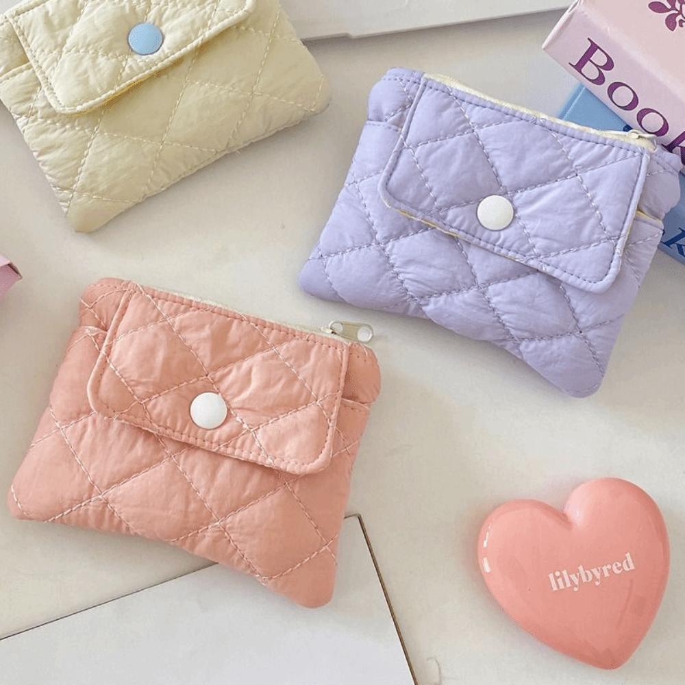 Candy Color Small Lipstick Bag Jewelry Packing Bag Sanitary Napkin Storage Bag  Female/Girls