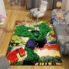 1pc Marvel Avengers Super Heroes Area Rug, Non Slip Floor Mat, Cartoon Character Design, Soft Velvet, Room Decor, Washable