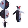 Evil Clown Inflatable Costume For Halloween Party Prank And Stage Performance Black Color