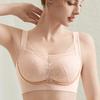 French Lace Bra Women's Gathering Adjustable Bra Sexy Summer Breathable Bra