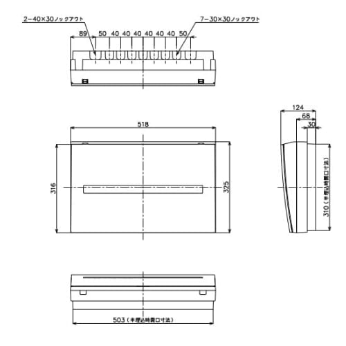 Panasonic Cosmo Panel Compact 21 Standard Type with Limiter Space 60A18+2 BQR36182