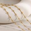 MamacitaSlay 316L Stainless Steel Geometric Necklace Waterproof 18K Gold Plated Jewelry Women's Creative Minimalist Necklace