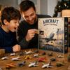 2D Airplane Countdown Calendar with Surprise Gifts