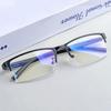 Half Frame Myopia Glasses Eyewear Male Female Near Sight Glasses Ultra Light Black Blue -50 To -600 Mens Glasses Gafas