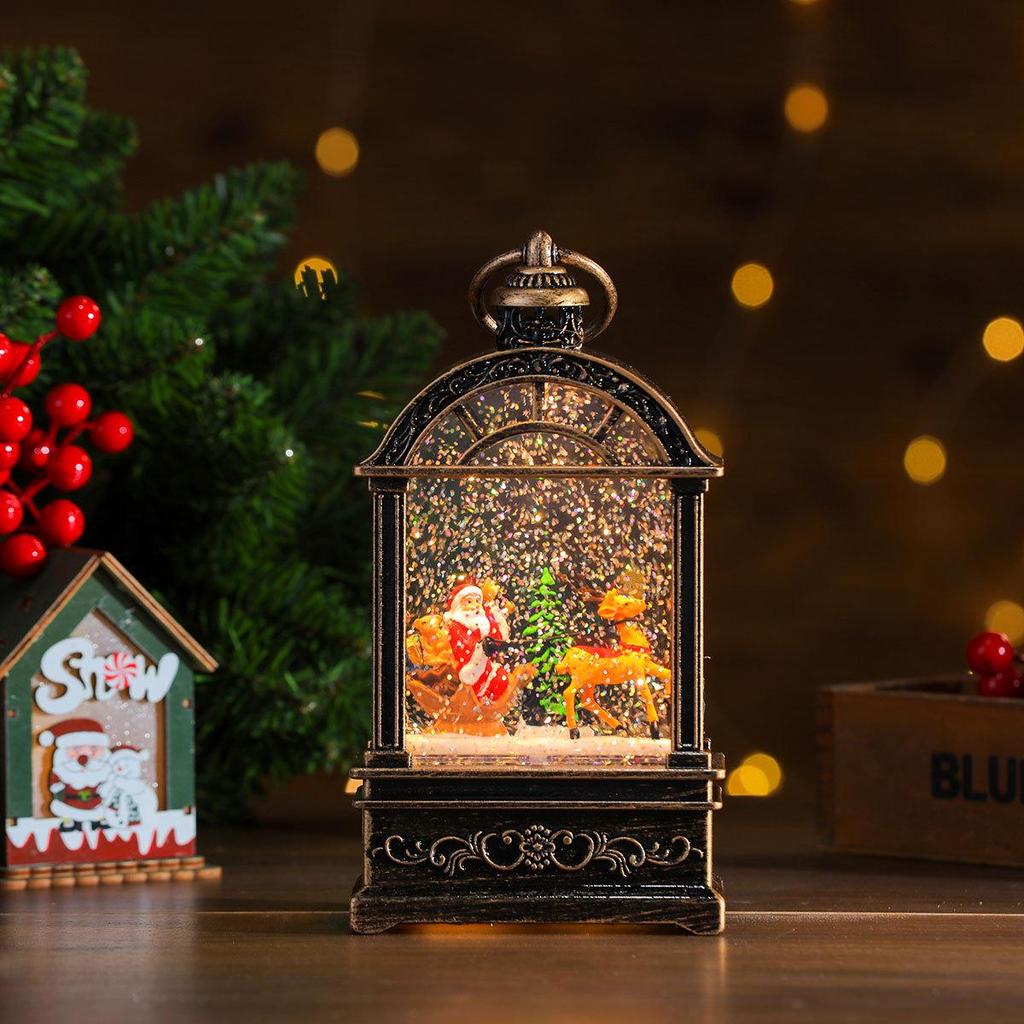 Creative Christmas Window Lights with Music Box - Luminous Night Light Decorations & Gifts