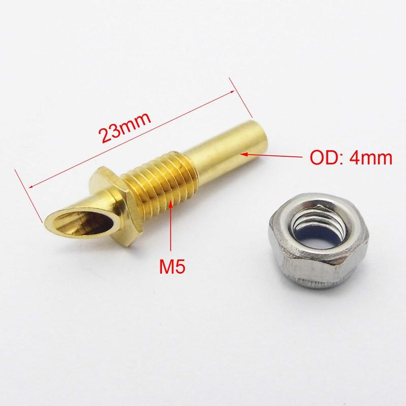 2pcs Pick up Inlet Nozzle Water Cooling Nipple For RC Model Boat M5 Thread