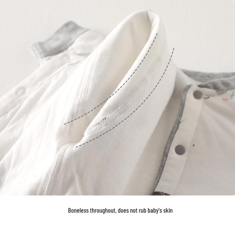 Baby Quilted Warm Set: High-Waist Belly Protection Cotton Pajamas for Autumn/Winter