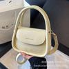 Bag Women's 2025 New Crossbody Bag Summer Versatile One Shoulder Portable Small Square Bag Premium Sense Work Small Bag