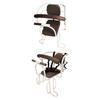 Kids Bike Seat Stable Portable with Backrest Protective Child Rear No Belt