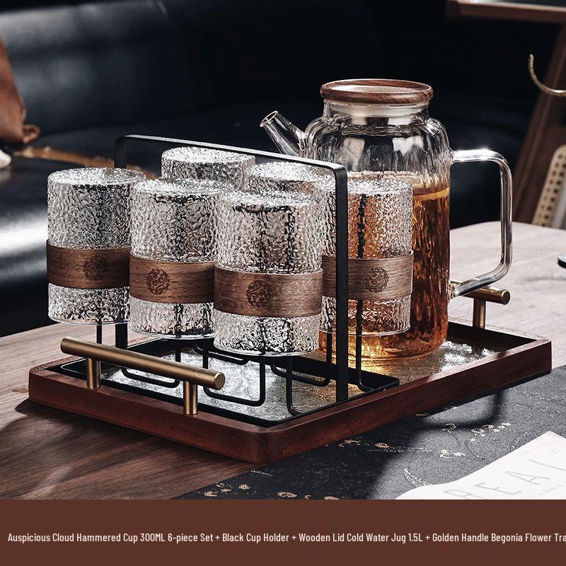 

Retro Heat-Resistant Glass Teacup Set