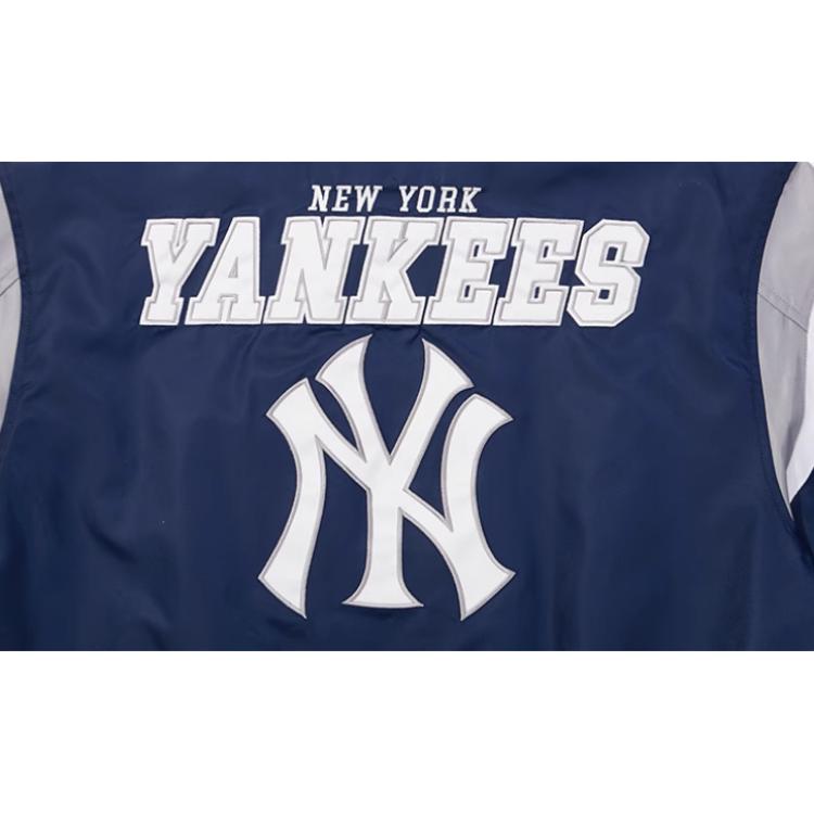 New Era SS25 MLB New York Yankees Vintage Team Series Comfortable Simple Zipper Logo Casual Long Sleeve Polo Baseball Jacket Unisex Jackets 14536475