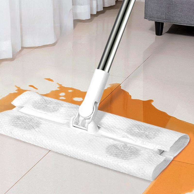 1 Piece Of Electrostatic Dusting Paper Household Hands-free Wet And Dry Mop Cloth Pet Hair Adsorption Floor Cleaning Sheet