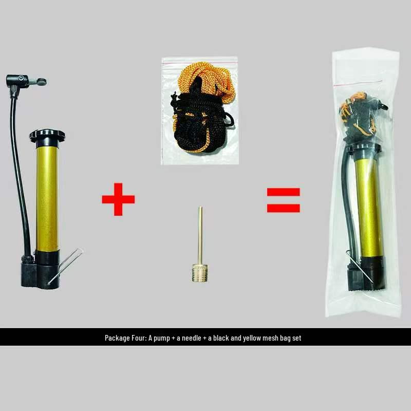 High-Pressure Mini Foot Pedal Pump for Basketball, Football & Bicycle
