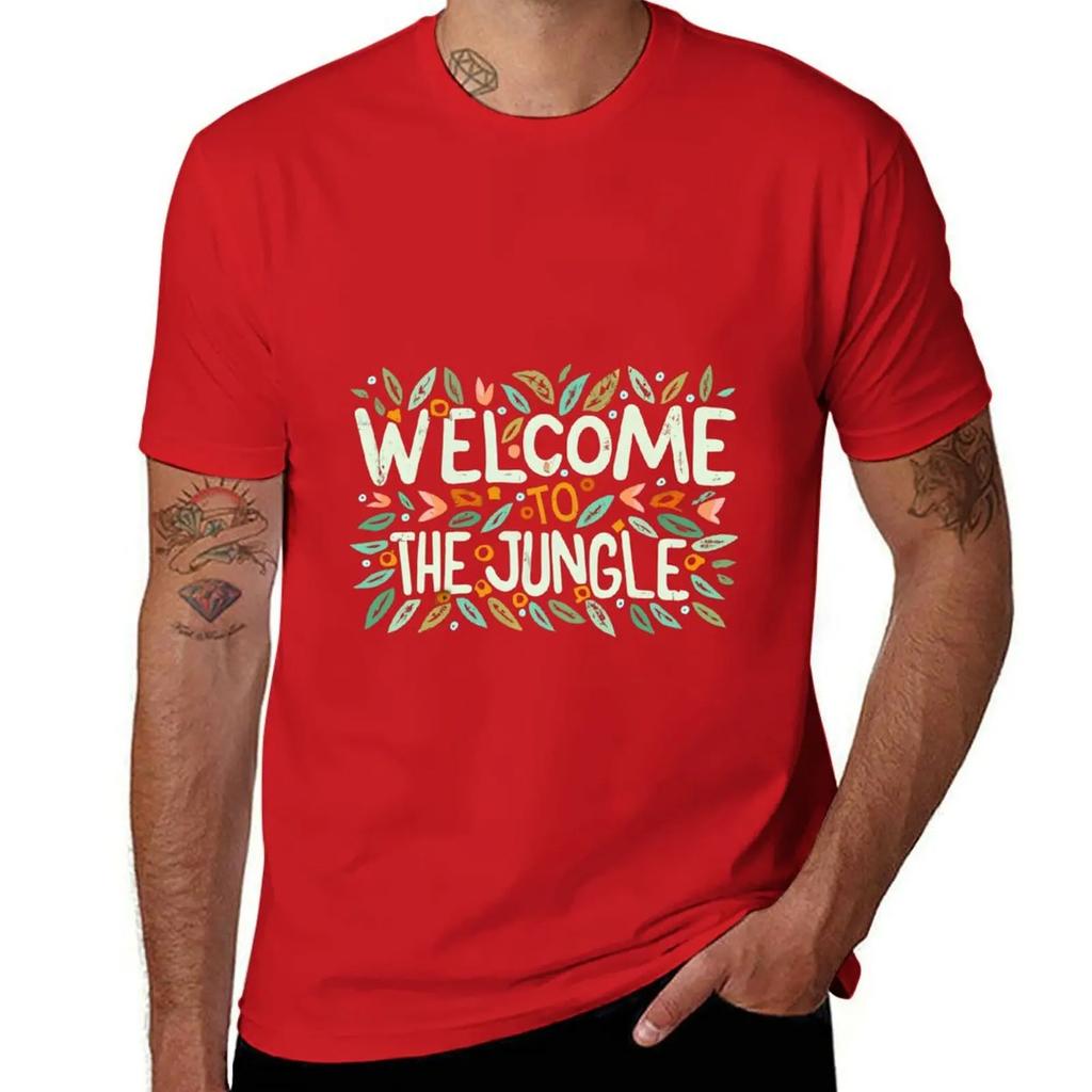 Welcome to the jungle TShirt cheap stuff plus size clothes Blouse big and tall t shirts for men