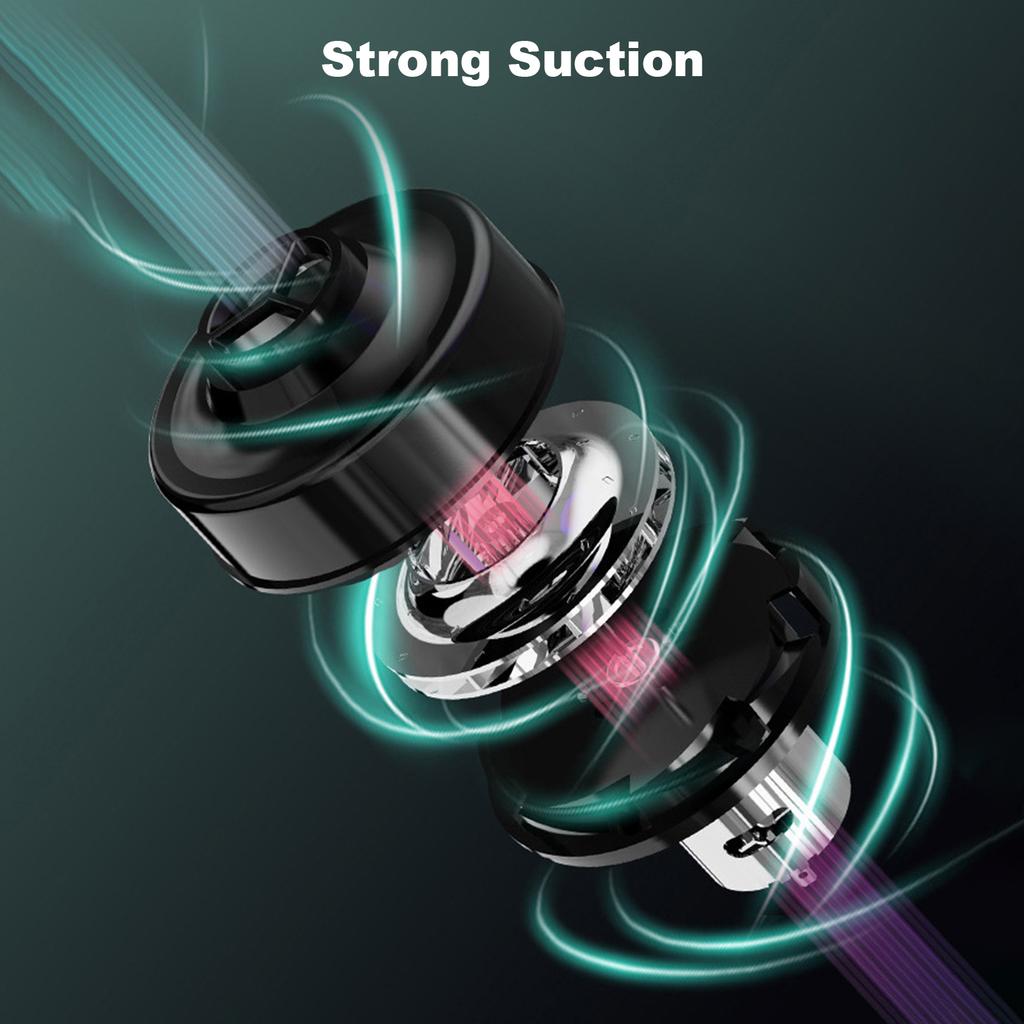 Håndholdt støvsuger, trådløs bilstøvsuger, 120W bærbar støvsuger med oppladbar 1800mAh