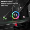 Car Aromatherapy Atmosphere Light RGB Sound Control Music Rhythm Lights Car Interior Creative Air Freshener For Automotive Q4N9