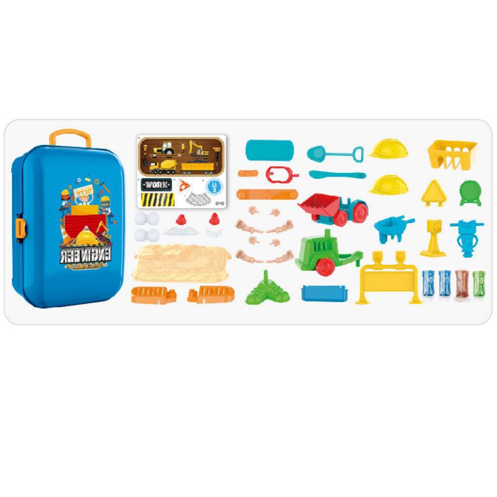 Kids Children Plastic Pretend Role Set with Storage Case