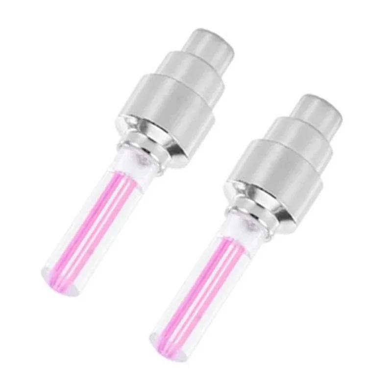 2/4Pcs Bicycle Lights Motion Sensor LED Lights with Batteries for Road MTB Mountain Bike Tyre Tire Valve Cap Bicycle Accessories