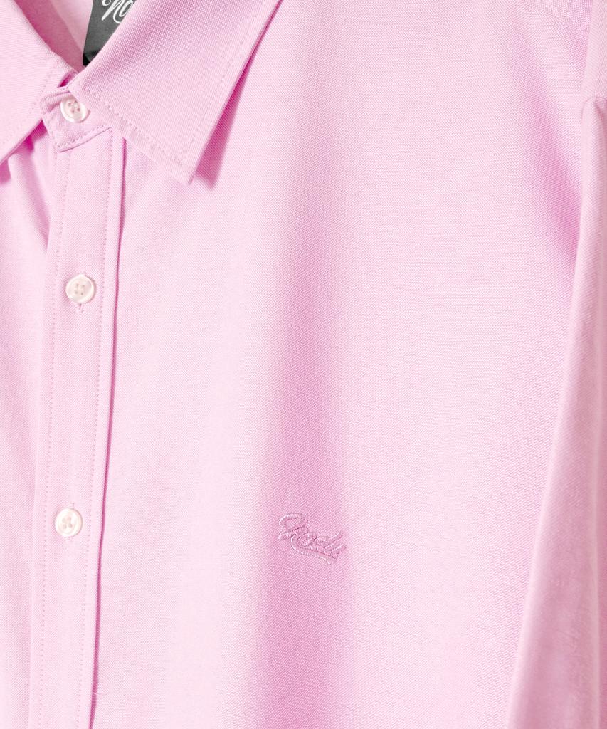 NODU Daily Oxford Oversized Shirt [Pink]