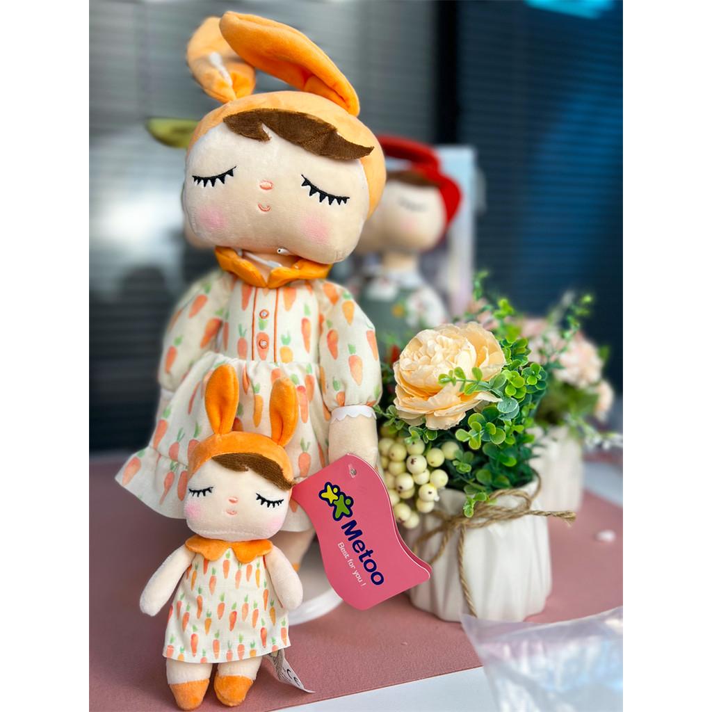 Non-Toxic Metoo Angela Pastoral Bunny Princess Dollrural Style Stuffed Plush Cute Toy Kids Birthday Gifts For Baby