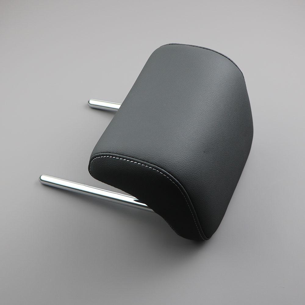 Black Rear Row Seat Headrest Adjustable