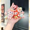 Popular Big Card Night Light Labu Beaded Keychain, Girl's Heart Bag Pendant, Hanging Decoration, Gift for Best Friends